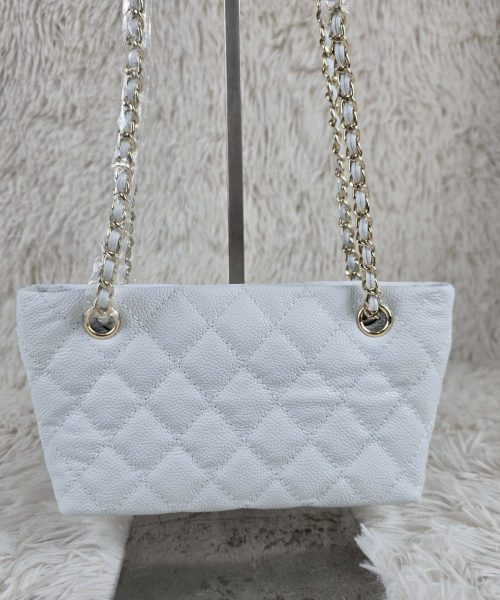 [ [REP 1:1] Chanel Small 24P White hobo luxury Bag  For Women, Women's Bags 18cm
