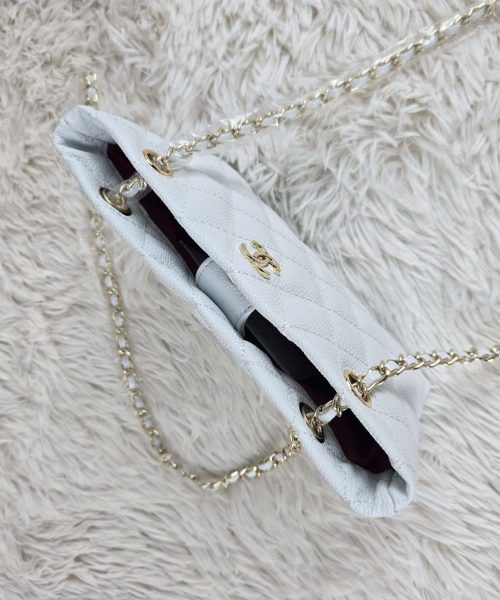 [ [REP 1:1] Chanel Small 24P White hobo luxury Bag  For Women, Women's Bags 18cm