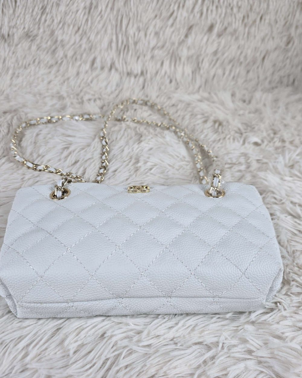 [ [REP 1:1] Chanel Small 24P White hobo luxury Bag  For Women, Women's Bags 18cm