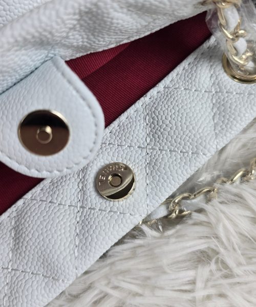 [ [REP 1:1] Chanel Small 24P White hobo luxury Bag  For Women, Women's Bags 18cm