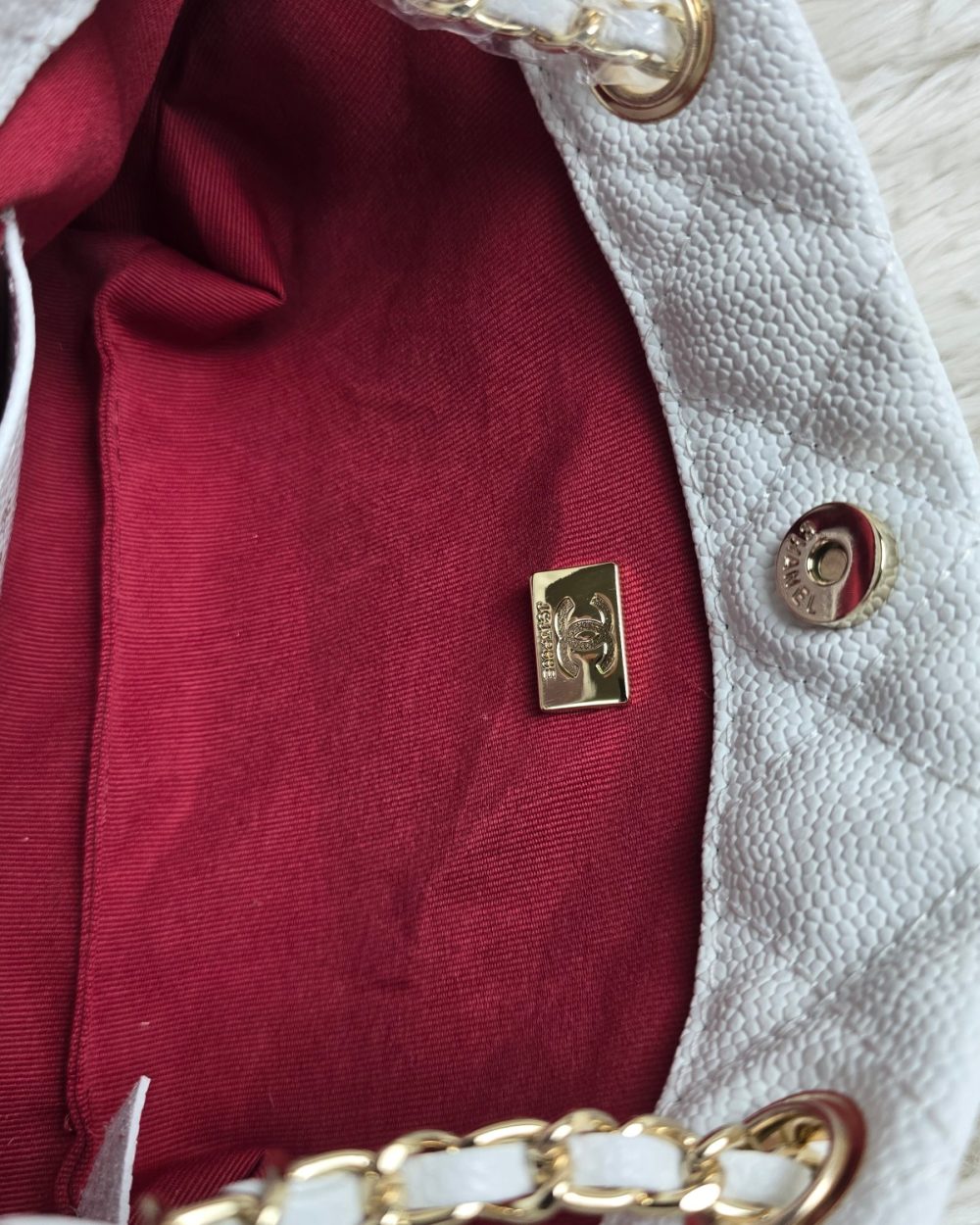 [ [REP 1:1] Chanel Small 24P White hobo luxury Bag  For Women, Women's Bags 18cm