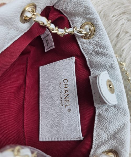 [ [REP 1:1] Chanel Small 24P White hobo luxury Bag  For Women, Women's Bags 18cm