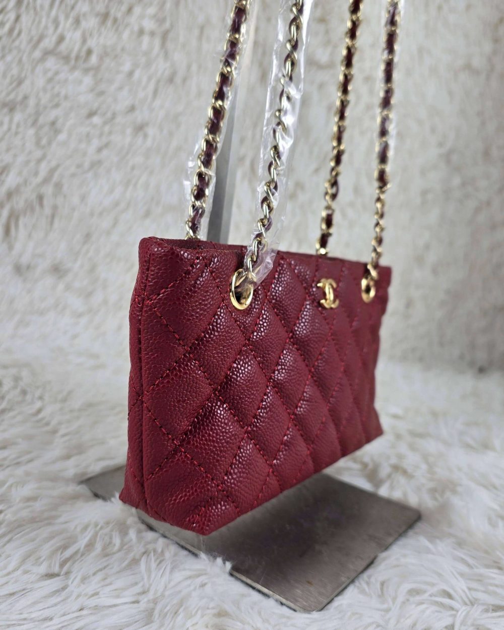 [ [REP 1:1] Chanel Small 24P Red hobo luxury Bag  For Women, Women's Bags 18cm