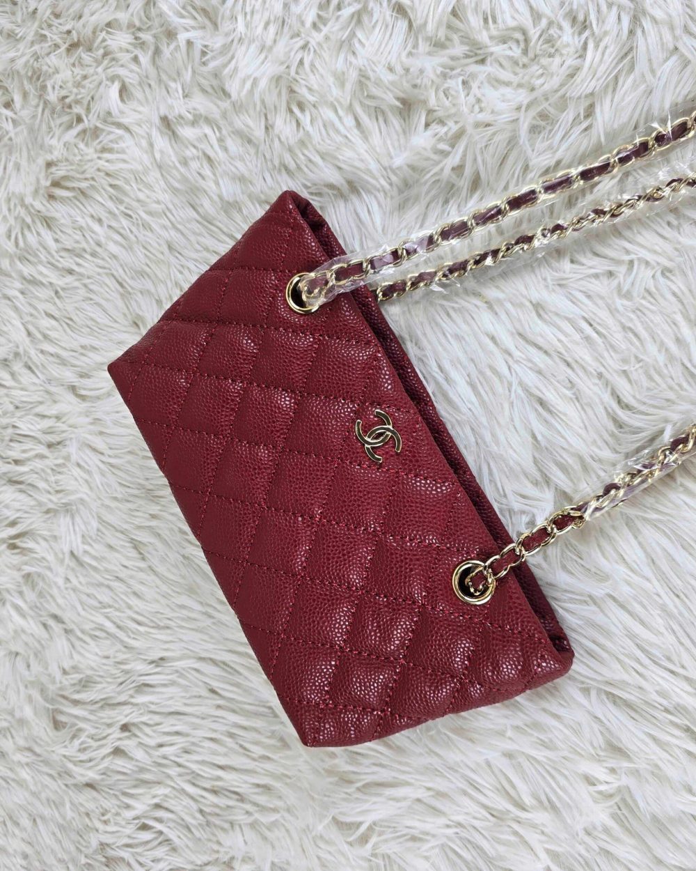 [ [REP 1:1] Chanel Small 24P Red hobo luxury Bag  For Women, Women's Bags 18cm