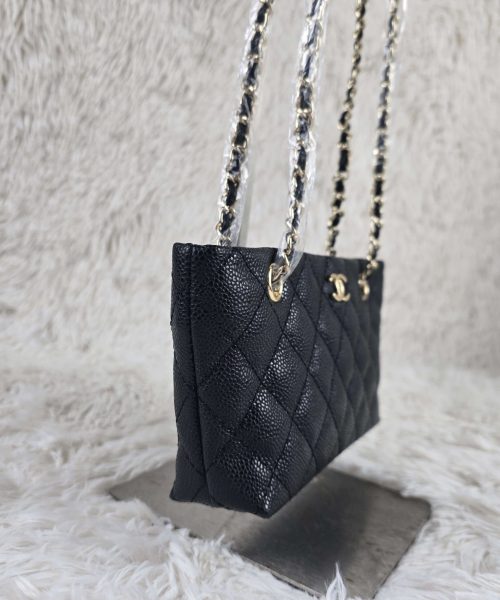 [ [REP 1:1] Chanel Small 24P Black hobo luxury Bag  For Women, Women's Bags 18cm