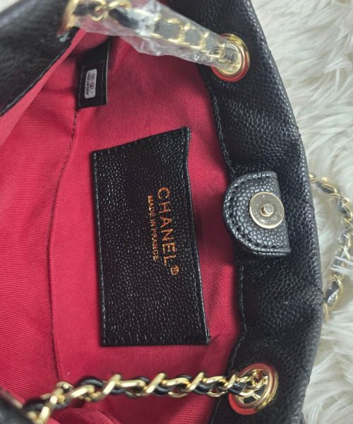 [ [REP 1:1] Chanel Small 24P Black hobo luxury Bag  For Women, Women's Bags 18cm