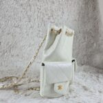 [REP 1:1] Chanel 25C White Duma Bucket Backpack luxury Bag  For Women, Women's Bags 31cm