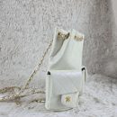 [REP 1:1] Chanel 25C White Duma Bucket Backpack luxury Bag  For Women, Women's Bags 31cm