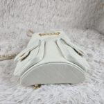 [REP 1:1] Chanel 25C White Duma Bucket Backpack luxury Bag  For Women, Women's Bags 31cm
