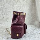 [REP 1:1] Chanel 25C Red Duma Bucket Backpack luxury Bag  For Women, Women's Bags 31cm