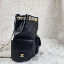 [REP 1:1] Chanel 25C Black Duma Bucket Backpack luxury Bag  For Women, Women's Bags 31cm