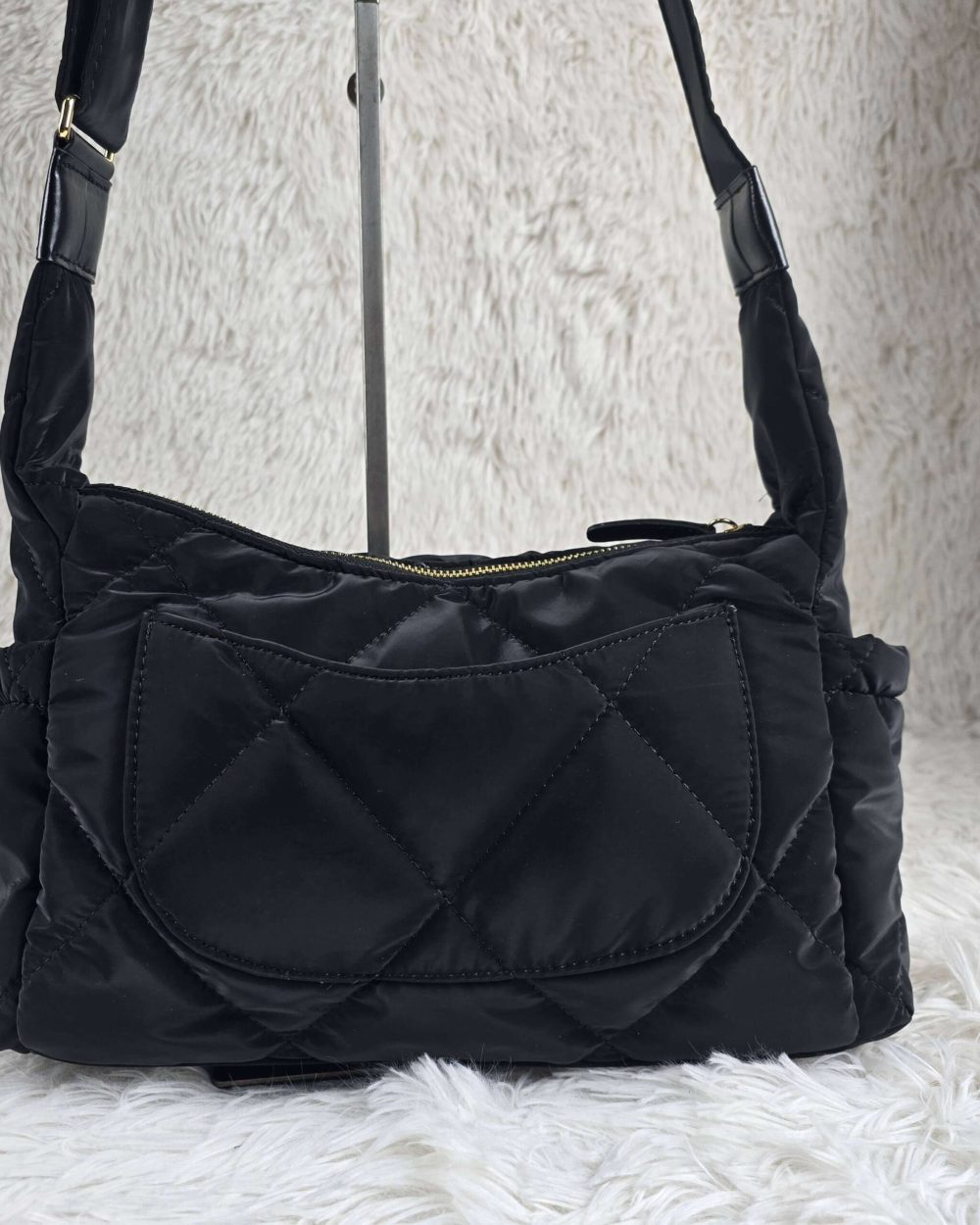 [REP 1:1] Chanel Ski series hobo small flannel luxury Bag  For Women, Women's Bags 32cm