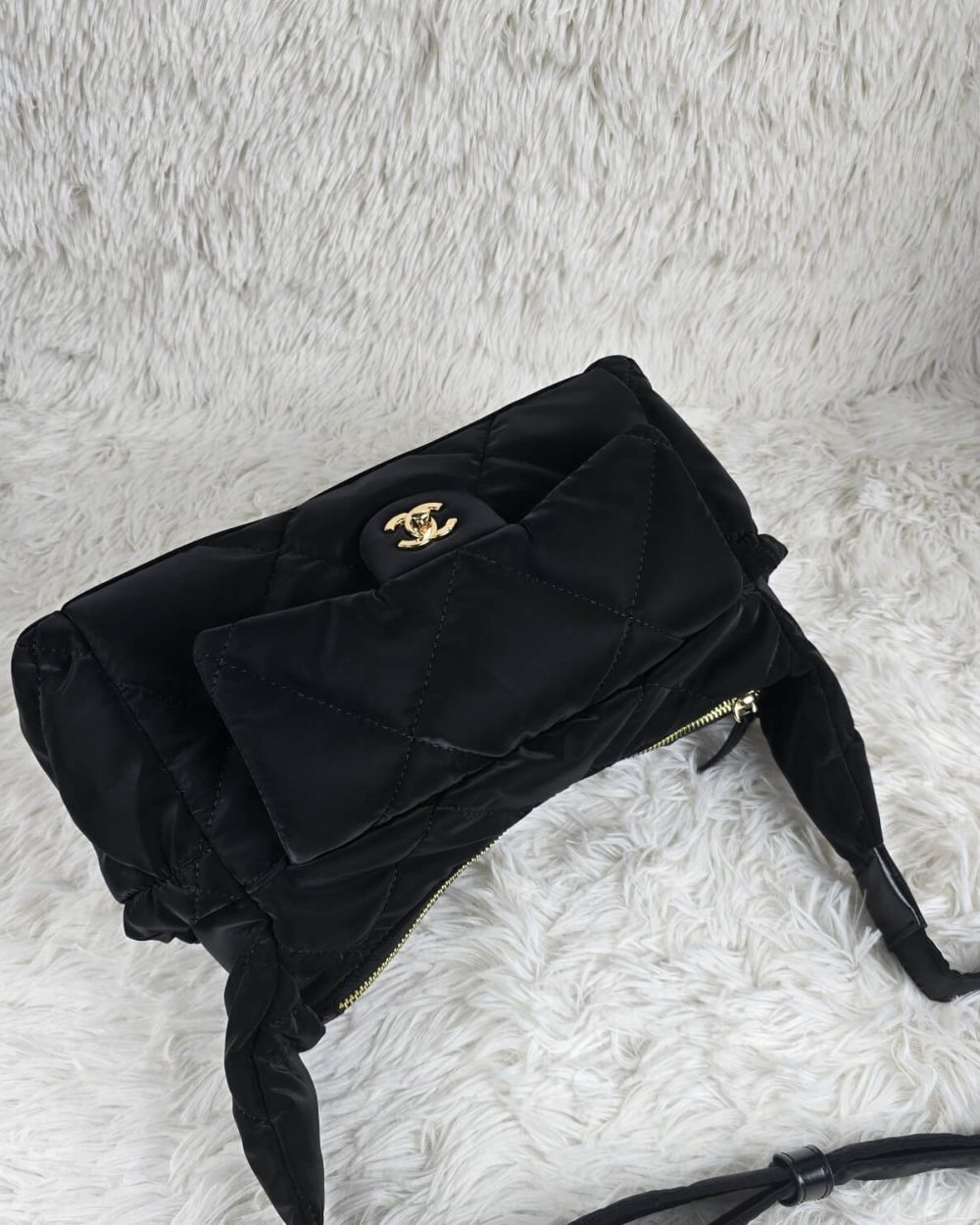 [REP 1:1] Chanel Ski series hobo small flannel luxury Bag  For Women, Women's Bags 32cm