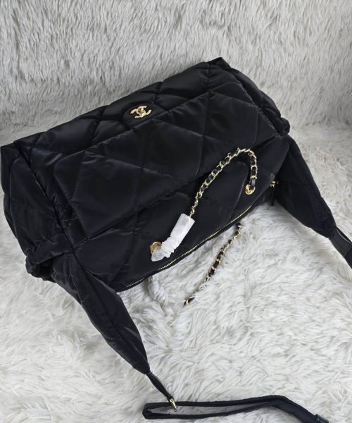 [REP 1:1] Chanel 24N Ski Series Nylon Fabric Large Flannel luxury Bag  For Women, Women's Bags 44cm