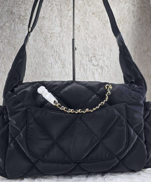 [REP 1:1] Chanel 24N Ski Series Nylon Fabric Large Flannel luxury Bag  For Women, Women's Bags 44cm