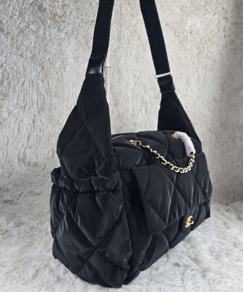 [REP 1:1] Chanel 24N Ski Series Nylon Fabric Large Flannel luxury Bag  For Women, Women's Bags 44cm