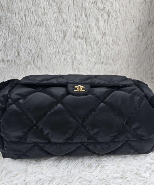 [REP 1:1] Chanel 24N Ski Series Nylon Fabric Large Flannel luxury Bag  For Women, Women's Bags 44cm