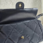 [REP 1:1] Chanel 24N Ski Series Nylon Fabric Large Flannel luxury Bag  For Women, Women's Bags 44cm