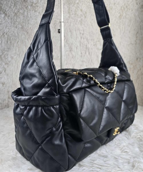 [REP 1:1] Chanel 24N Ski Series Nylon Fabric Large Sheep Pattern luxury Bag  For Women, Women's Bags 44cm