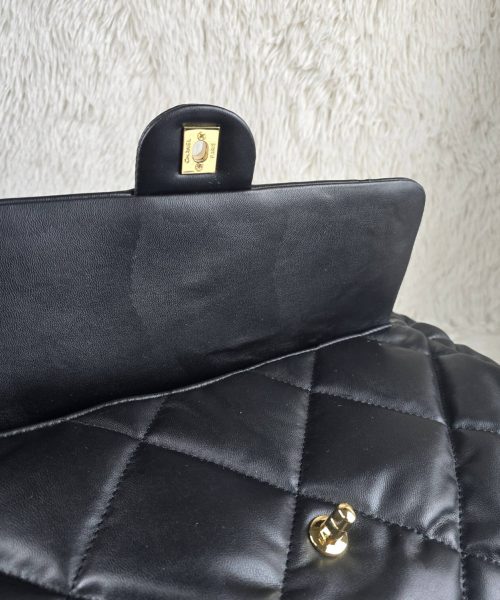 [REP 1:1] Chanel 24N Ski Series Nylon Fabric Large Sheep Pattern luxury Bag  For Women, Women's Bags 44cm