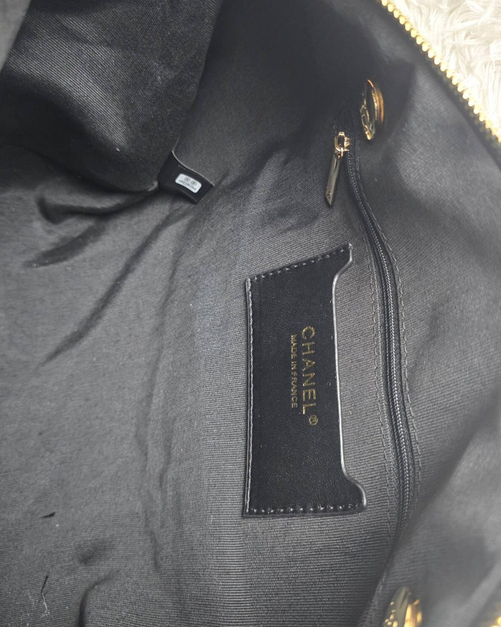 [REP 1:1] Chanel 24N Ski Series Nylon Fabric Large Sheep Pattern luxury Bag  For Women, Women's Bags 44cm