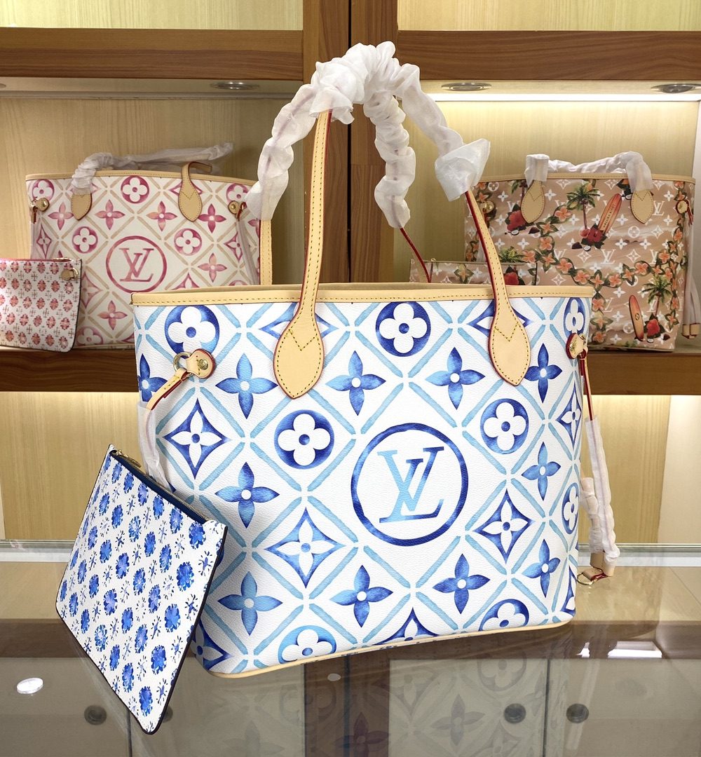 1:1 Replica Louis Vuitton LV Neverfull MM Autres Toiles Monogram 1 Luxury Bag For Women M11263 M25317 M45684 m45685 m40995 - 31 cm