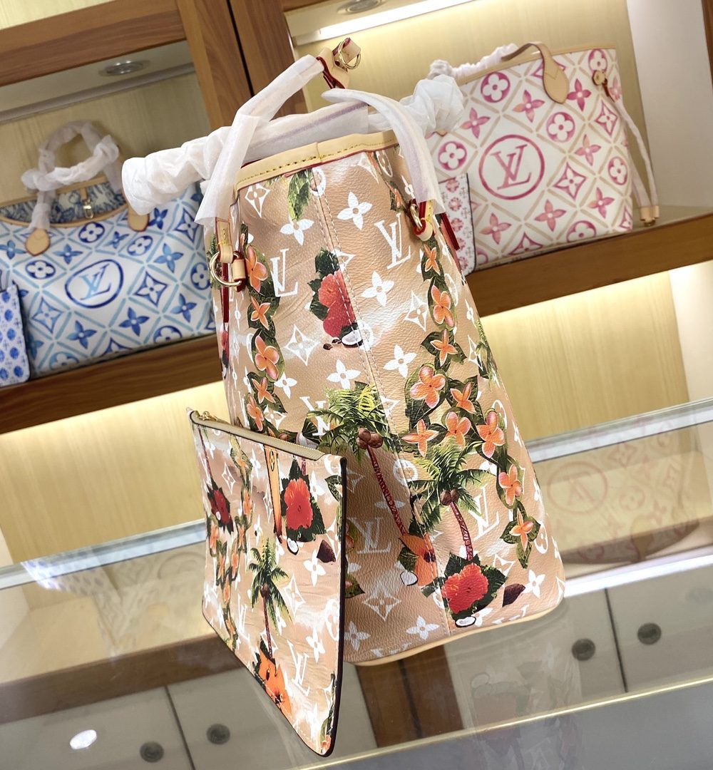 1:1 Replica Louis Vuitton LV Neverfull MM Autres Toiles Monogram 3 Luxury Bag For Women M11263 M25317 M45684 m45685 m40995 - 31 cm
