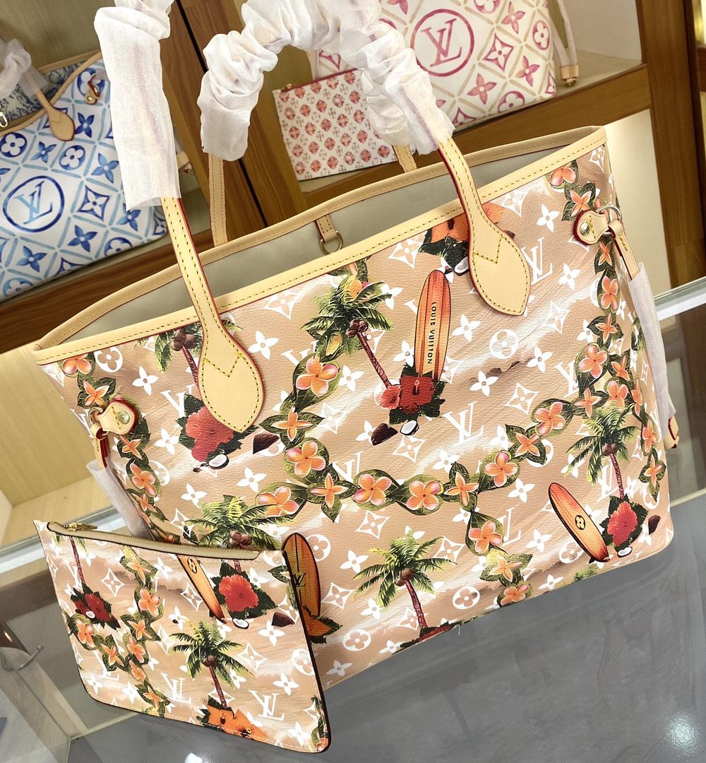 1:1 Replica Louis Vuitton LV Neverfull MM Autres Toiles Monogram 3 Luxury Bag For Women M11263 M25317 M45684 m45685 m40995 - 31 cm