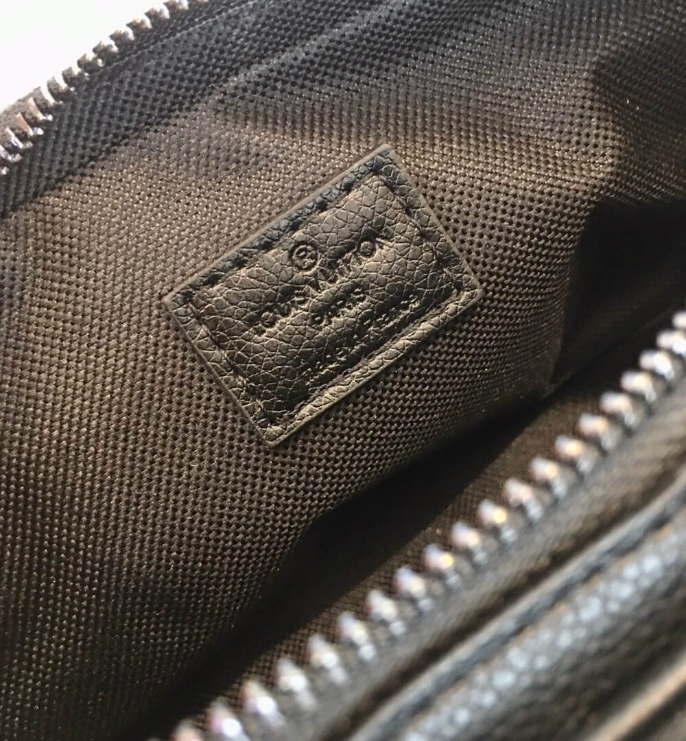 1:1 Replica Louis Vuitton LV Alpha Wearable Wallet Monogram Shadow Leather Unique Bag For Unisex M82544 - 18.5 cm