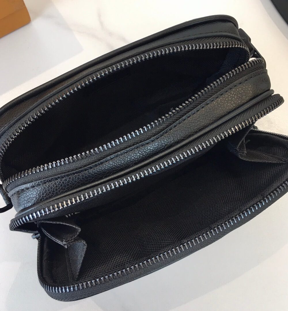 1:1 Replica Louis Vuitton LV Alpha Wearable Wallet Monogram Shadow Leather Unique Bag For Unisex M82544 - 18.5 cm