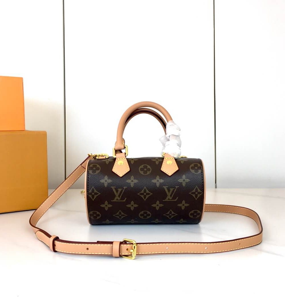 1:1 Replica Louis Vuitton LV Nano Speedy Dating Monogram Luxury Bag For Women M13226 - 18 cm