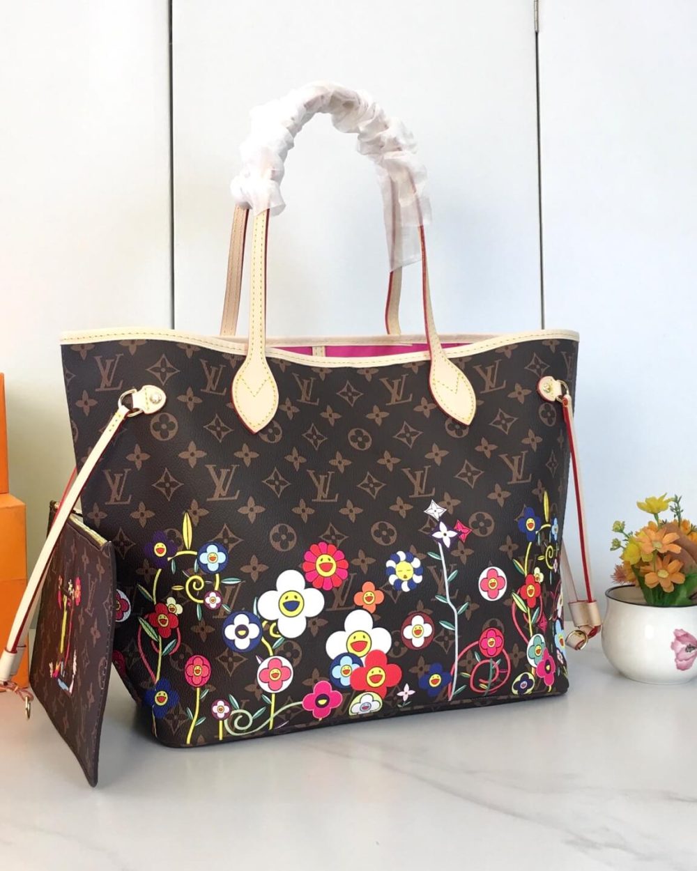 1:1 Replica Louis Vuitton LV X TM Neverfull MM Monogram Luxury Bag For Women M13271 - 32 cm