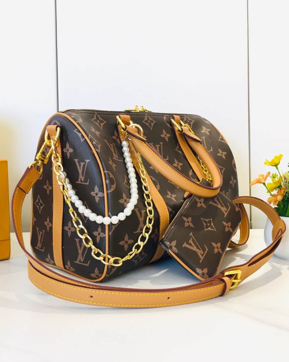 1:1 Replica Louis Vuitton LV Speedy p9 Bandouliere 30 Autres Cuirs Monogram Luxury Bag For Women M11078,M13904,M46803,M40391 - 30 cm