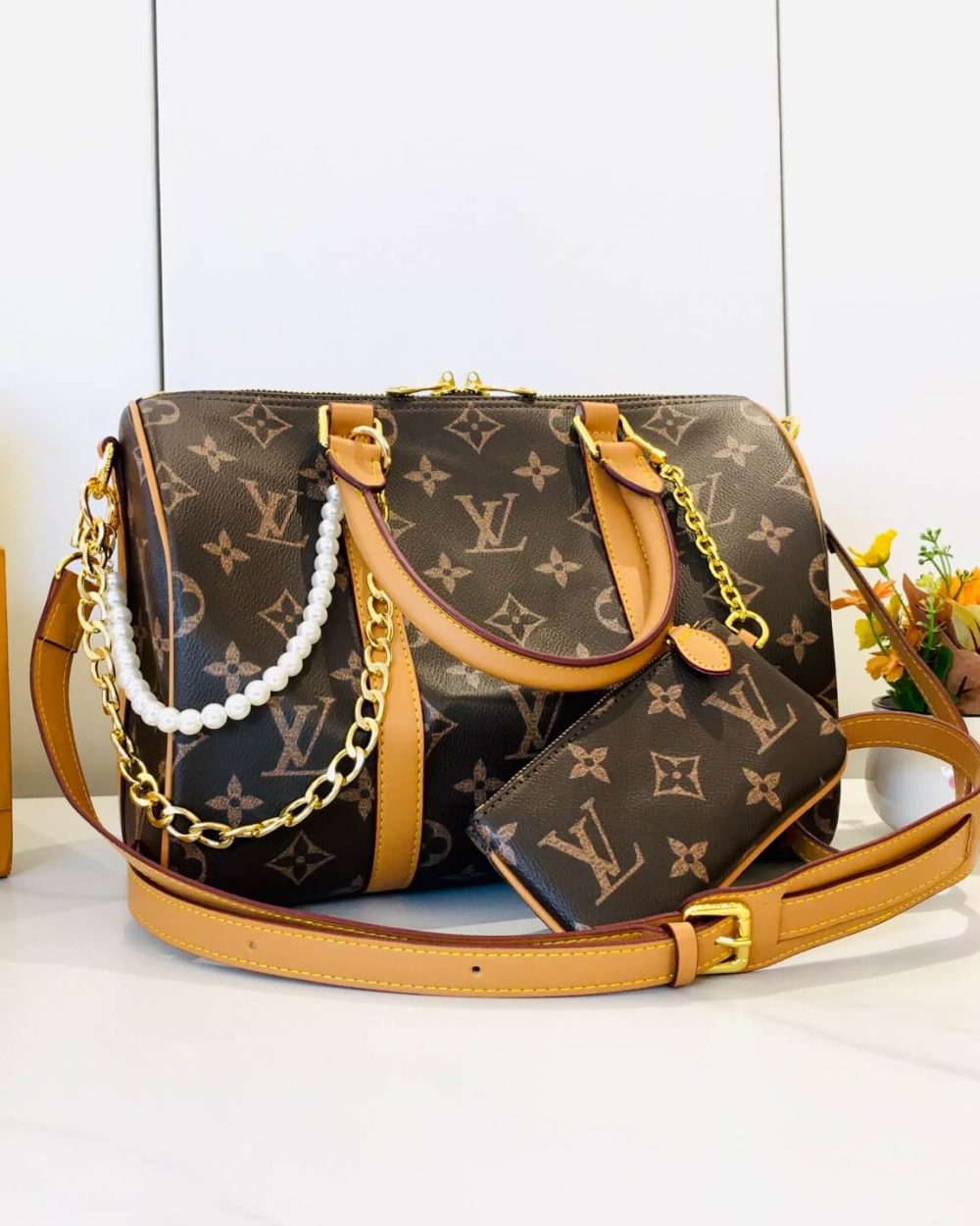 1:1 Replica Louis Vuitton LV Speedy p9 Bandouliere 30 Autres Cuirs Monogram Luxury Bag For Women M11078,M13904,M46803,M40391 - 30 cm