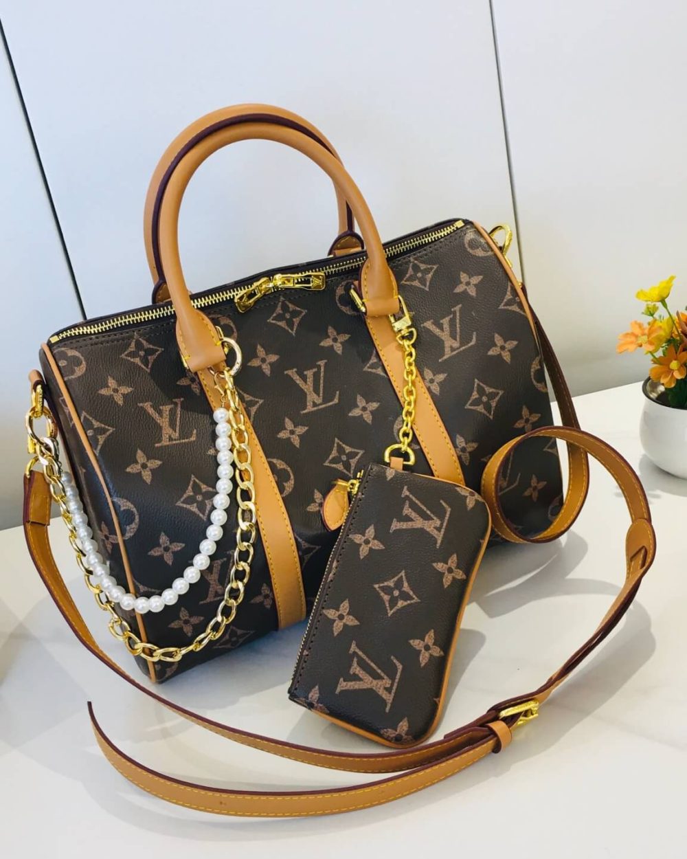 1:1 Replica Louis Vuitton LV Speedy p9 Bandouliere 30 Autres Cuirs Monogram Luxury Bag For Women M11078,M13904,M46803,M40391 - 30 cm