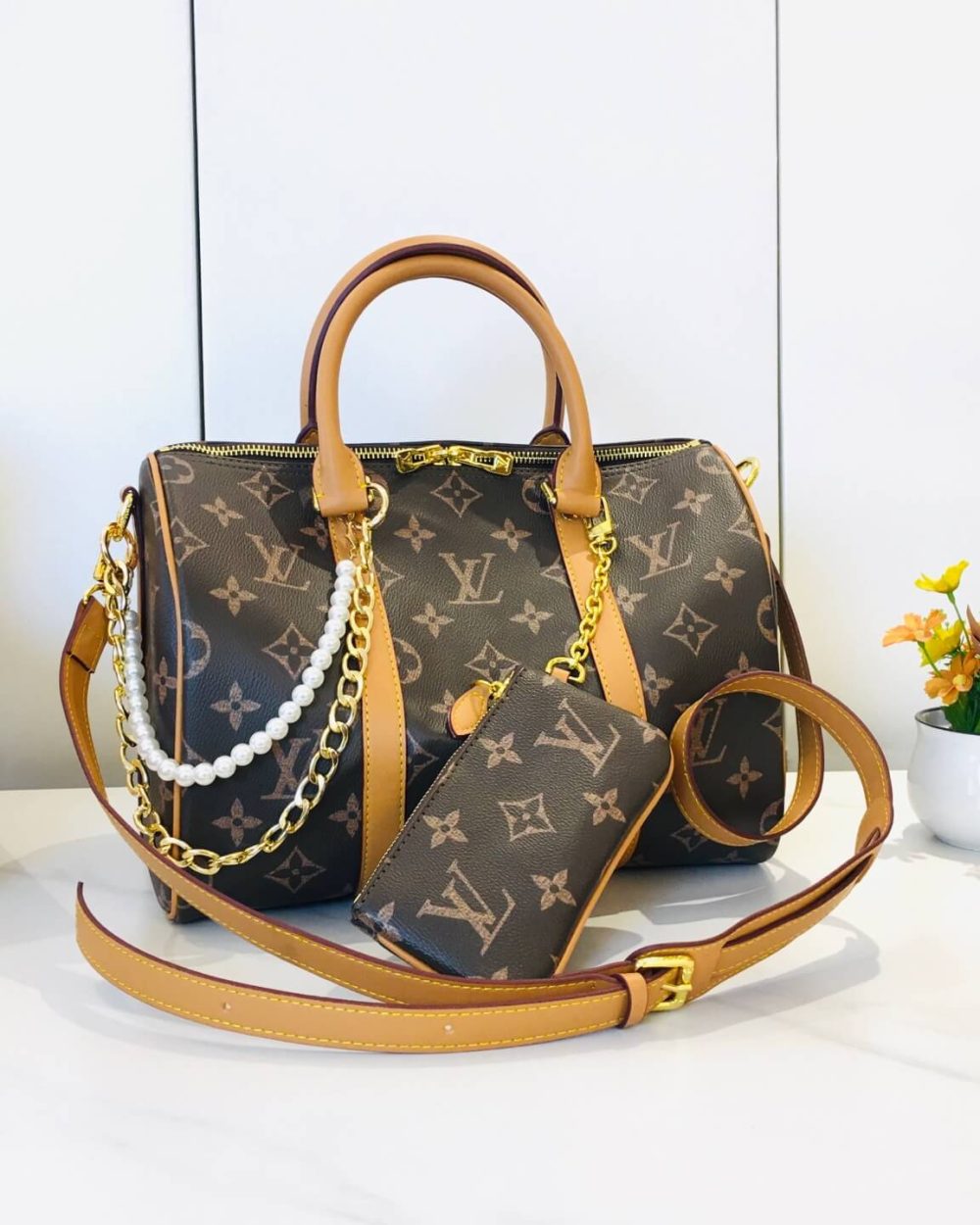 1:1 Replica Louis Vuitton LV Speedy p9 Bandouliere 30 Autres Cuirs Monogram Luxury Bag For Women M11078,M13904,M46803,M40391 - 30 cm