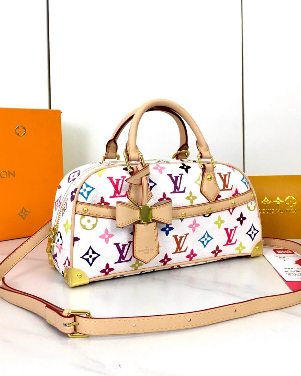 1:1 Replica Louis Vuitton LV X TM Handbag East West Autres Toiles Monogram Luxury Bag For Women M13084 - 27 cm