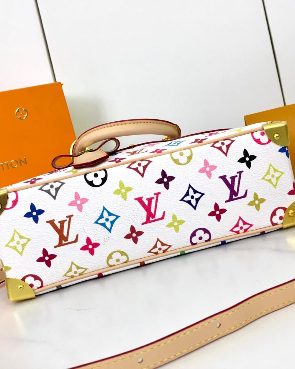 1:1 Replica Louis Vuitton LV X TM Handbag East West Autres Toiles Monogram Luxury Bag For Women M13084 - 27 cm