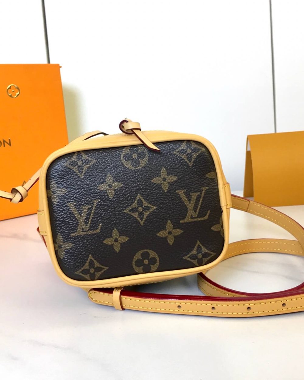 1:1 Replica Louis Vuitton LV Nano Noe Monogram Luxury Bag For Women M81266 - 16 cm