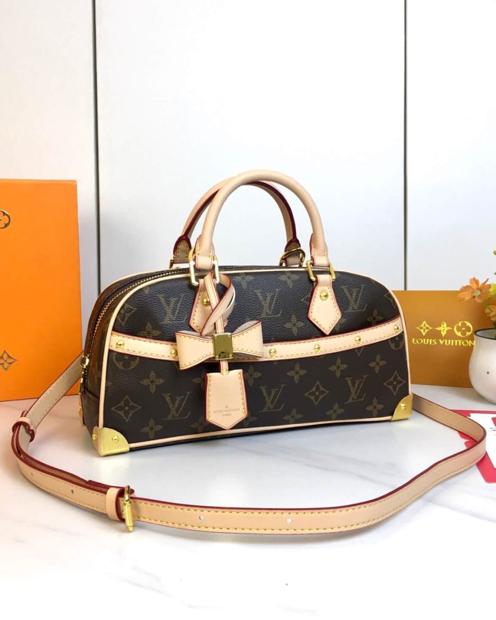 1:1 Replica Louis Vuitton LV X TM Handbag East West Autres Toiles Monogram Classic Luxury Bag For Women M13084 - 27 cm