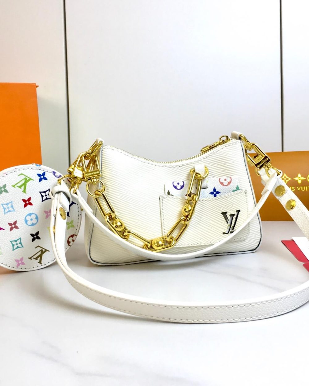 1:1 Replica Louis Vuitton LV x Tm Marellini Epi Luxury Bag For Women M13100 - 19 cm