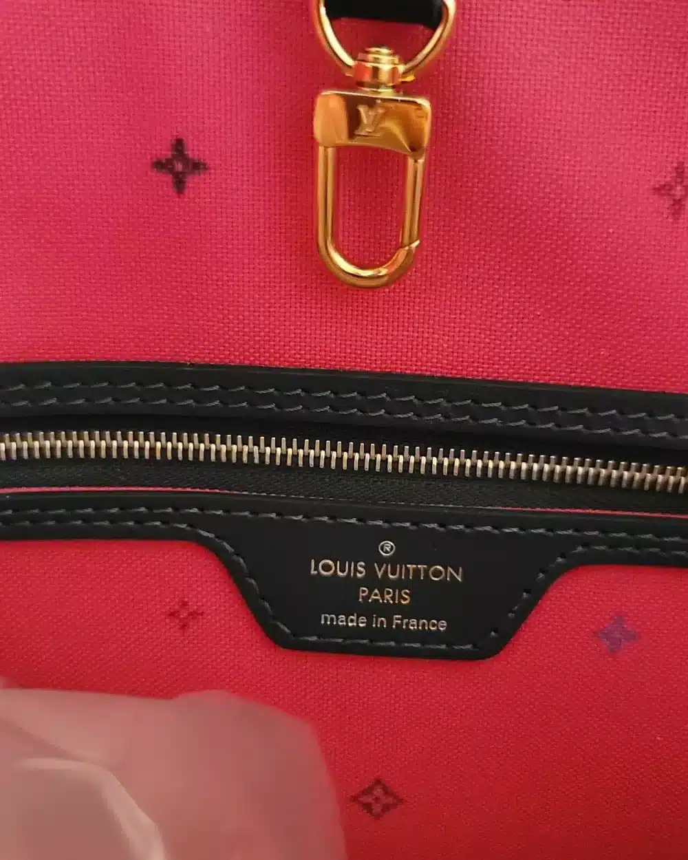 1:1 Replica Louis Vuitton LV Midnight Fuschia Neverfull MM Monogram Luxury Bag For Women - 31cm/ 12.3in