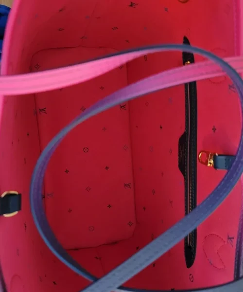 1:1 Replica Louis Vuitton LV Midnight Fuschia Neverfull MM Monogram Luxury Bag For Women - 31cm/ 12.3in