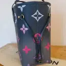 1:1 Replica Louis Vuitton LV Midnight Fuschia Neverfull MM Monogram Luxury Bag For Women - 31cm/ 12.3in