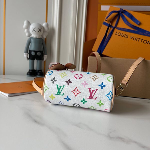 1:1 Replica Louis Vuitton LV x TM Nano Speedy Autres Toiles Monogram Luxury Bag For Women M13391 - 16cm/ 6.3in - Image 3