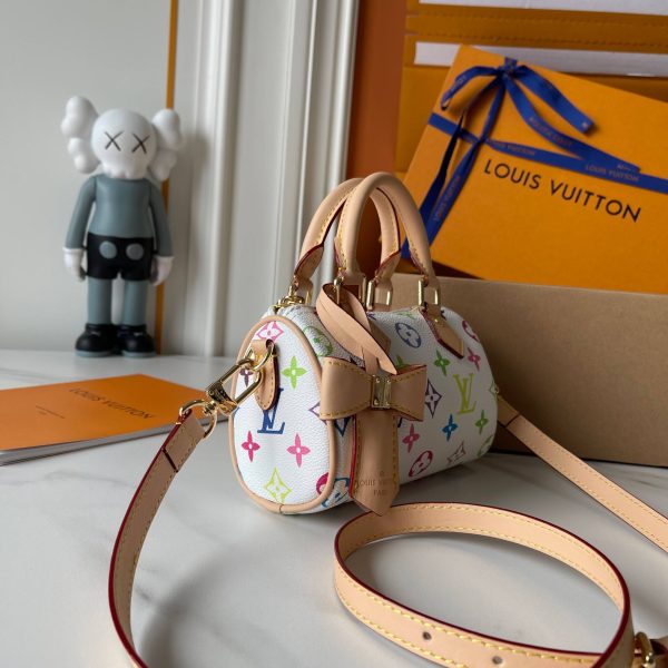 1:1 Replica Louis Vuitton LV x TM Nano Speedy Autres Toiles Monogram Luxury Bag For Women M13391 - 16cm/ 6.3in - Image 2