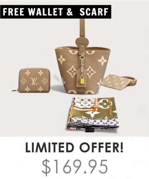 Big Bag + Gifts (FREE LV Wallet & FREE LV Scarf)