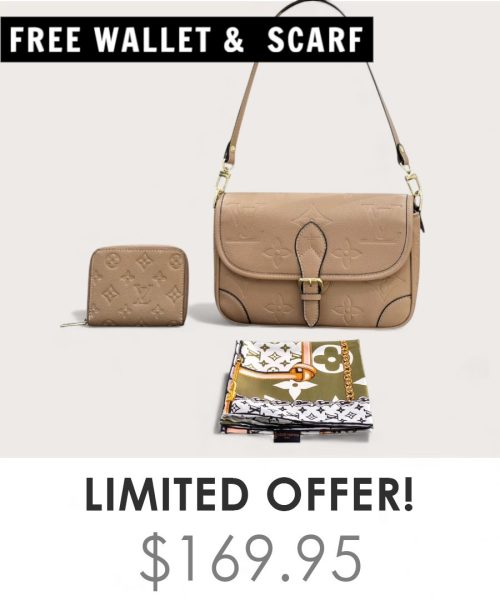 Big Bag + Gifts (FREE LV Wallet & FREE LV Scarf)