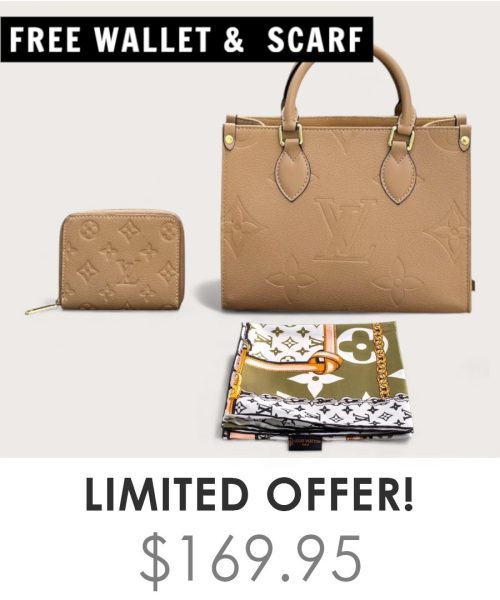 Big Bag + Gifts (FREE LV Wallet & FREE LV Scarf)
