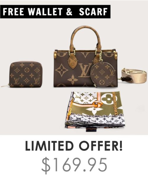 Big Bag + Gifts (FREE LV Wallet & FREE LV Scarf)